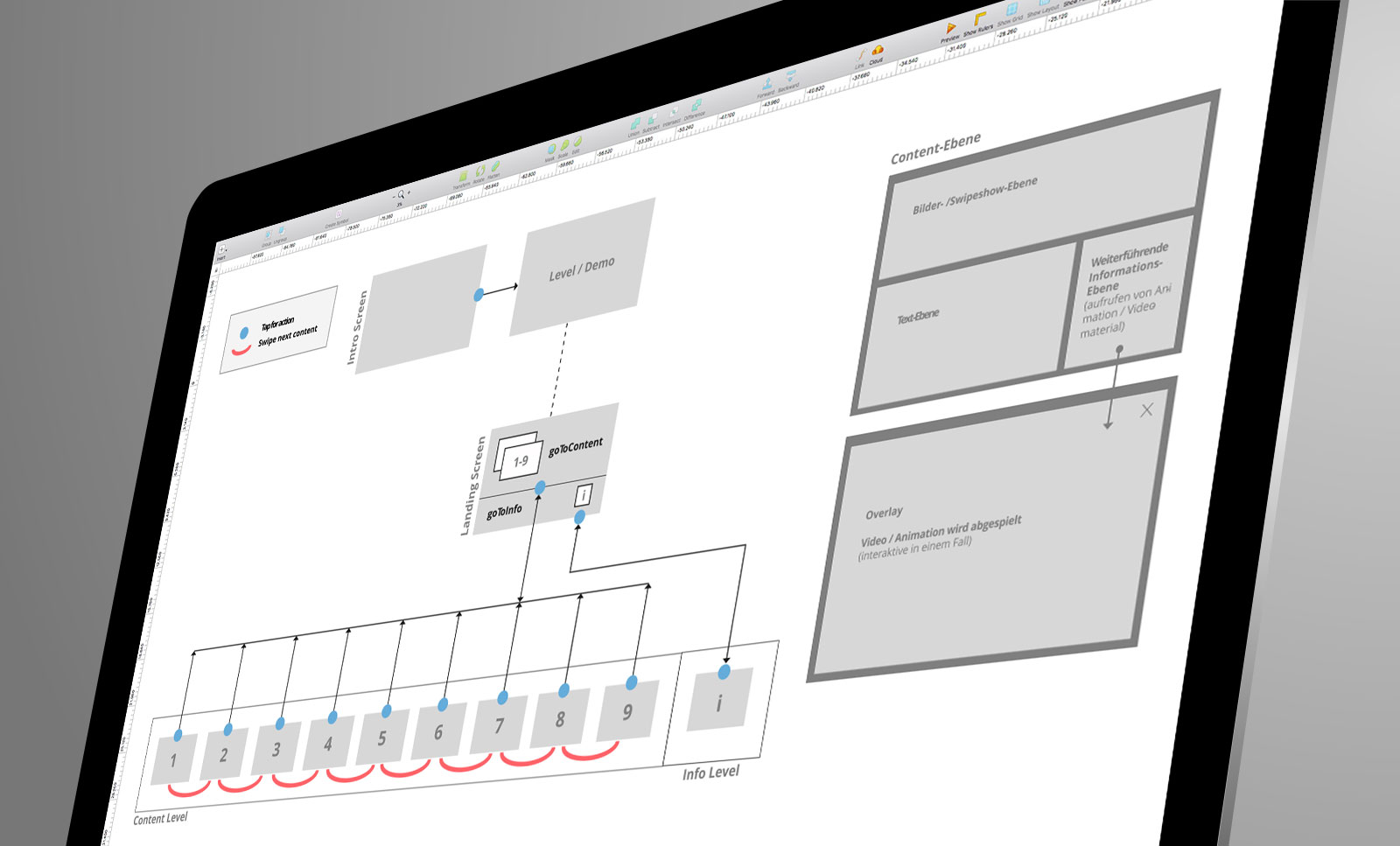 Project development mockup/screenshot